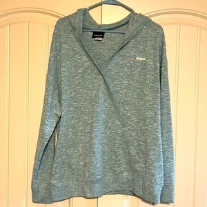 Reebok hooded sweatshirt. Size XXL, fits a little tight for that size.